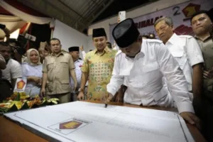 Prabowo Resmikan Kantor DPD Gerindra di Banten