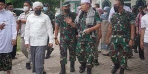 Danrem 064/MY Sambut Kedatangan KSAD Di Banten