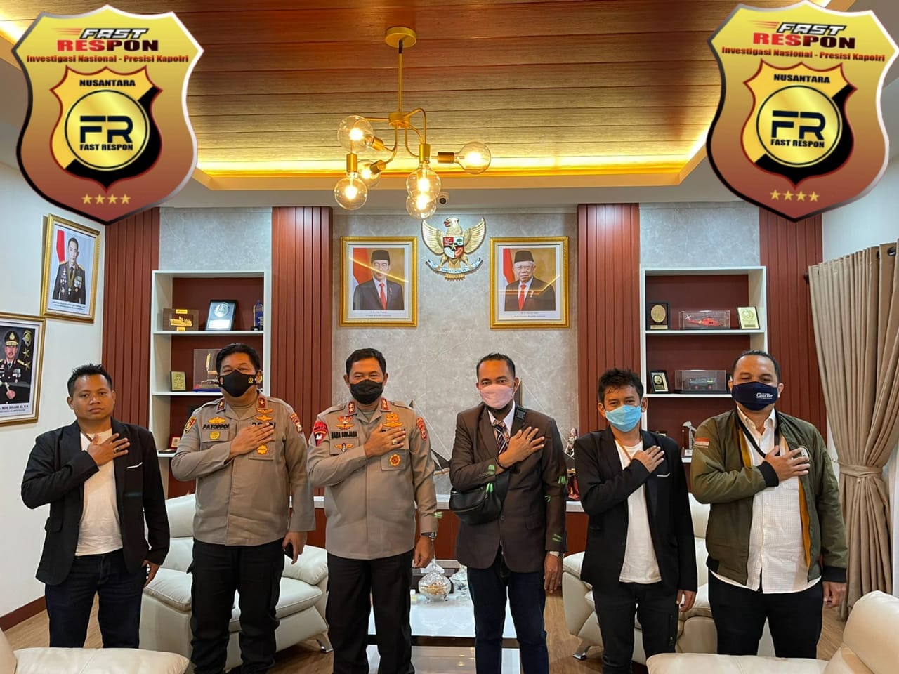 Fast Respon Disambut Hangat Kapolda Sulawesi Selatan : Fast Respon Terus bersinergi dan loyal kepada Korps Polri
