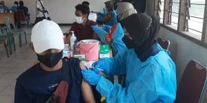 Ditbinmas Polda Banten Gelar Vaksinasi Gratis Bertajuk Gebyar Vaksinasi Booster Keliling