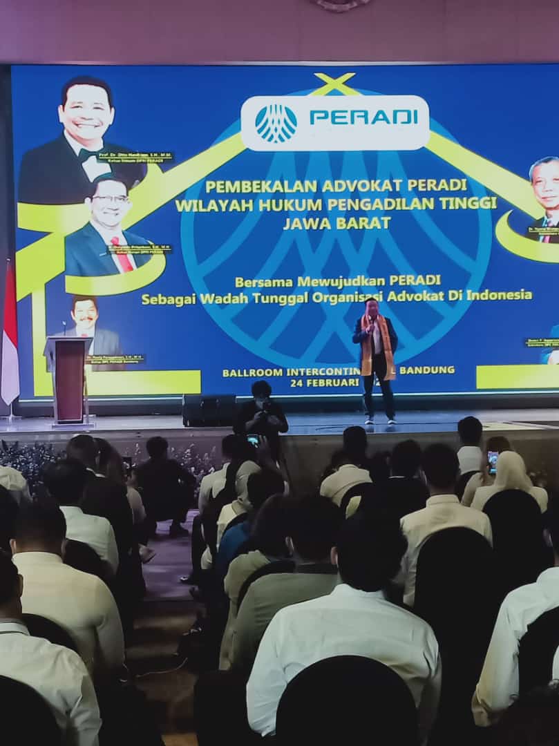 Ketum PERADI Prof. Dr. Otto Hasibuan, S.H., M.M Optimis Kualitas Advokat Kedepannya Akan Semakin Membaik