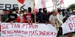 Warga Keluhkan Bau Busuk Limbah PT RUM Sukoharjo