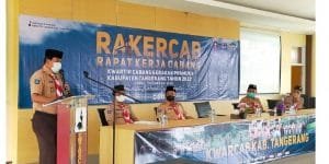 Maesyal Rasyid Buka Rakercab Pramuka Kabupaten Tangerang Tahun 2022
