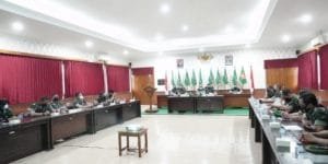 Korem 071/Wijayakusuma Terima Tim Wasrik Post Audit Itdam IV/Diponegoro