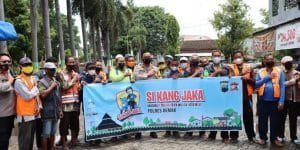 Ratusan Tukang Ojek Wisata Jadi Prioritas Vaksinasi Polres Demak