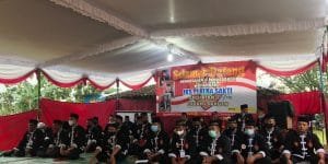 Deklarasi Pengesahan Warga Baru IKS PI Cabang Sragen Berjalan Kondusif Meski Dengan Prokes Ketat