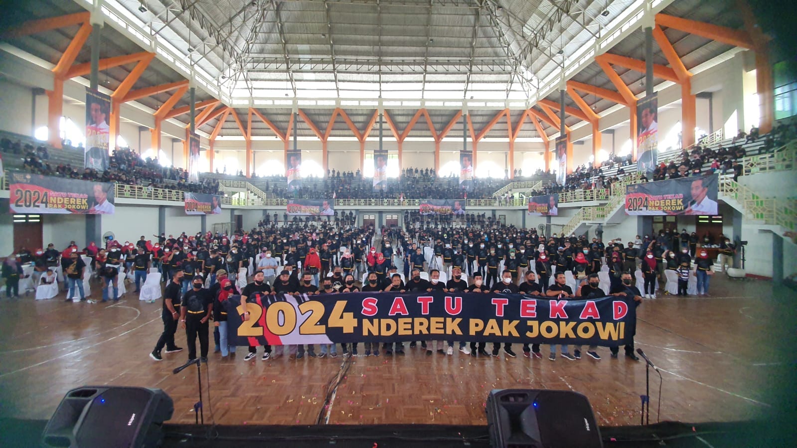 Relawan Berkumpul di Blora, Pastikan 2024 Tegak Lurus Kawal Jokowi