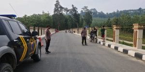 Polsek Japah Blora Lakukan Penjagaan dan Patroli di Bendungan Randugunting