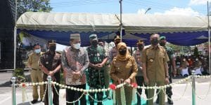 Dandim 0808/Blitar Dampingi Bupati Blitar Buka Bazar Ramadhan
