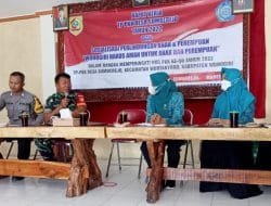Babinsa Sumberejo Ikuti Sosialisasi Pemberdayaan Perempuan dan Anak