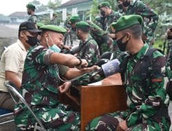 Antisipasi Gangguan Kesehatan, Korem 071/Wijayakusuma Rutin Cek Personel