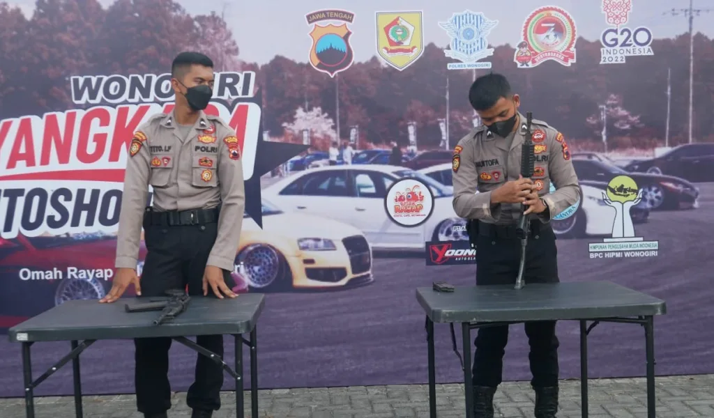 Meriah, Kontes Mobil “Bhayangkara Auto Show 2022” Yang Diselenggarakan Polres Wonogiri