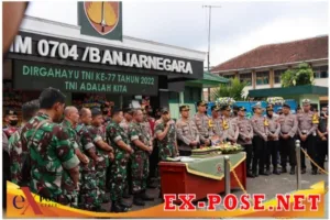 Beri kejutan Dandim 0704