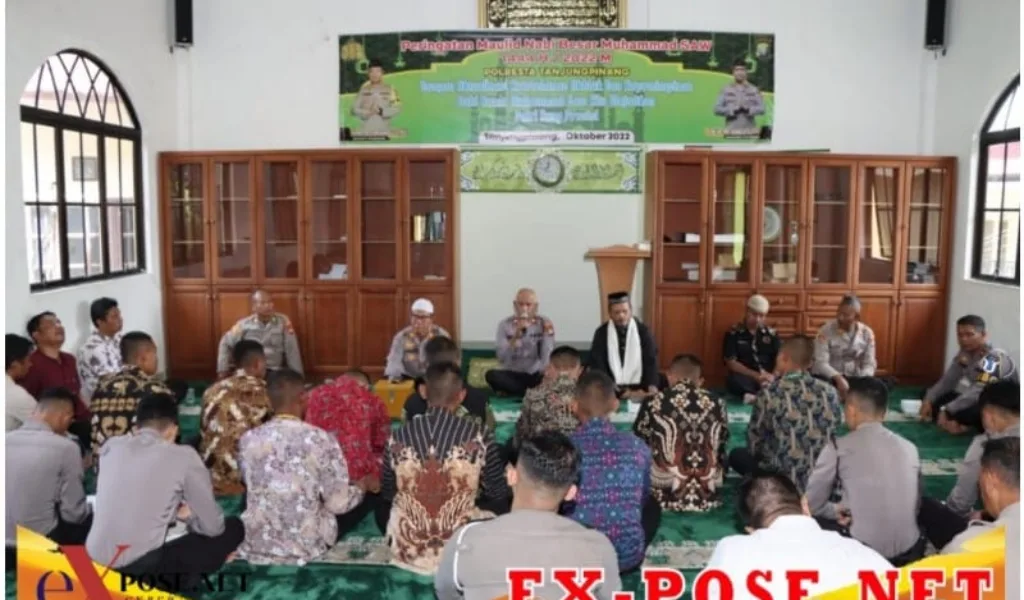 Peringatan Maulid Nabi Muhammad SAW, Polresta Tanjungpinang Gelar Binrohtal