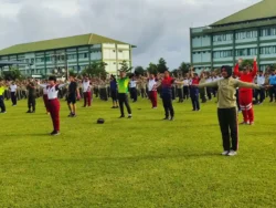Tingkatkan Sinergi, Zona Bakamla Tengah Ikut Olahraga Bersama
