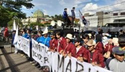 Tolak UU Cipta Kerja, BEM se-Bogor Lakukan Aksi Damai