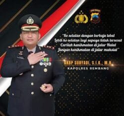 Resmi Jabat Kapolres Rembang, Ini Profile AKBP Suryadi