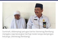 Jamaah Haji Tertua Asal Rembang, Nenek Berusia 103 Tahun?