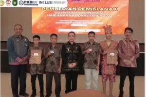 Warnai Hari Anak Nasional, Lapas Khusus Gunung Sindur Hadiri Acara Pemberian Remisi Anak