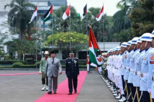 Menhan RI Terima Kunjungan Kepala Kepolisian Palestina