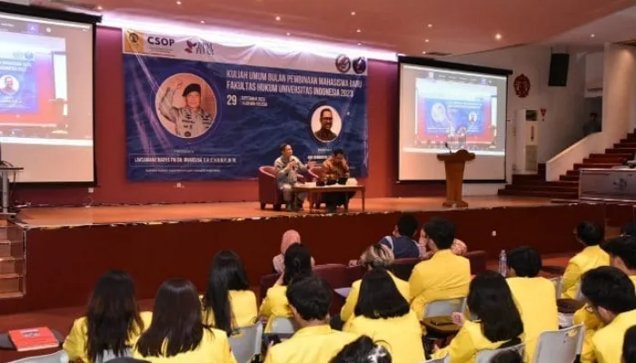 Kepala Bakamla RI Berikan Kuliah Umum di Fakultas Hukum UI