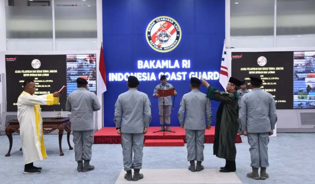 Dua Pejabat Tinggi di Bakamla RI Resmi Dilantik