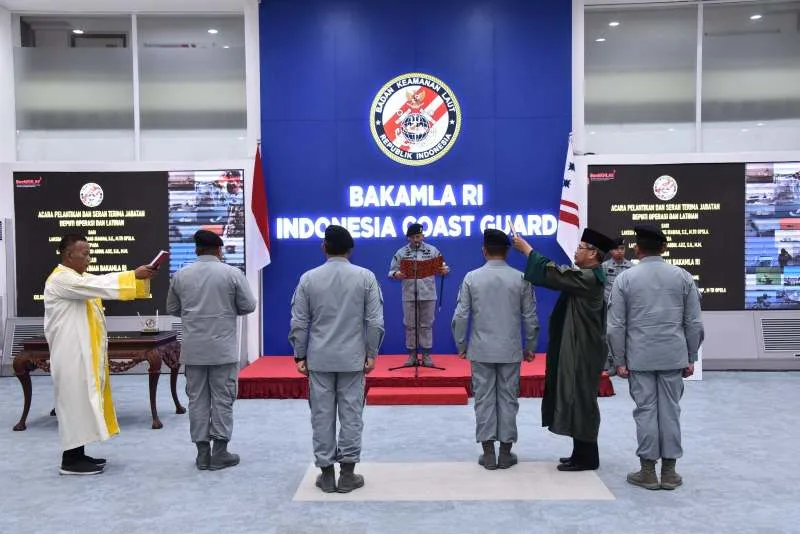 Dua Pejabat Tinggi di Bakamla RI Resmi Dilantik