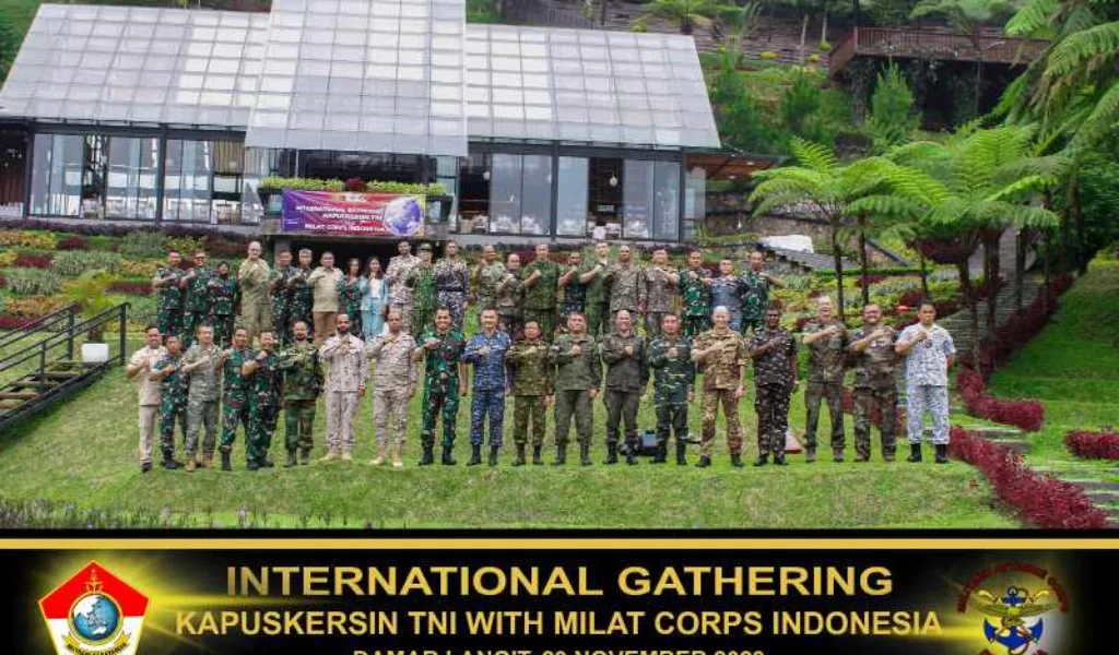 Kapuskersin TNI Pimpin International Gathering Military Attach? Corps Indonesia