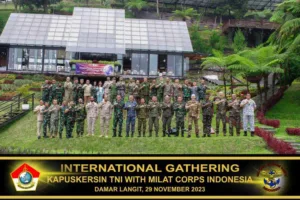 Kapuskersin TNI Pimpin International Gathering Military Attach? Corps Indonesia