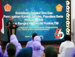 Penyuluhan Kesehatan Semarakkan HUT Ke-56 Puskes TNI