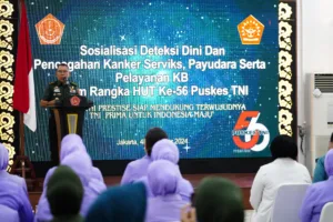 Penyuluhan Kesehatan Semarakkan HUT Ke-56 Puskes TNI