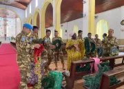 Satgas Kizi TNI Konga 37K Minusca Sambut Natal Bersama Warga Bangui, Afrika Tengah