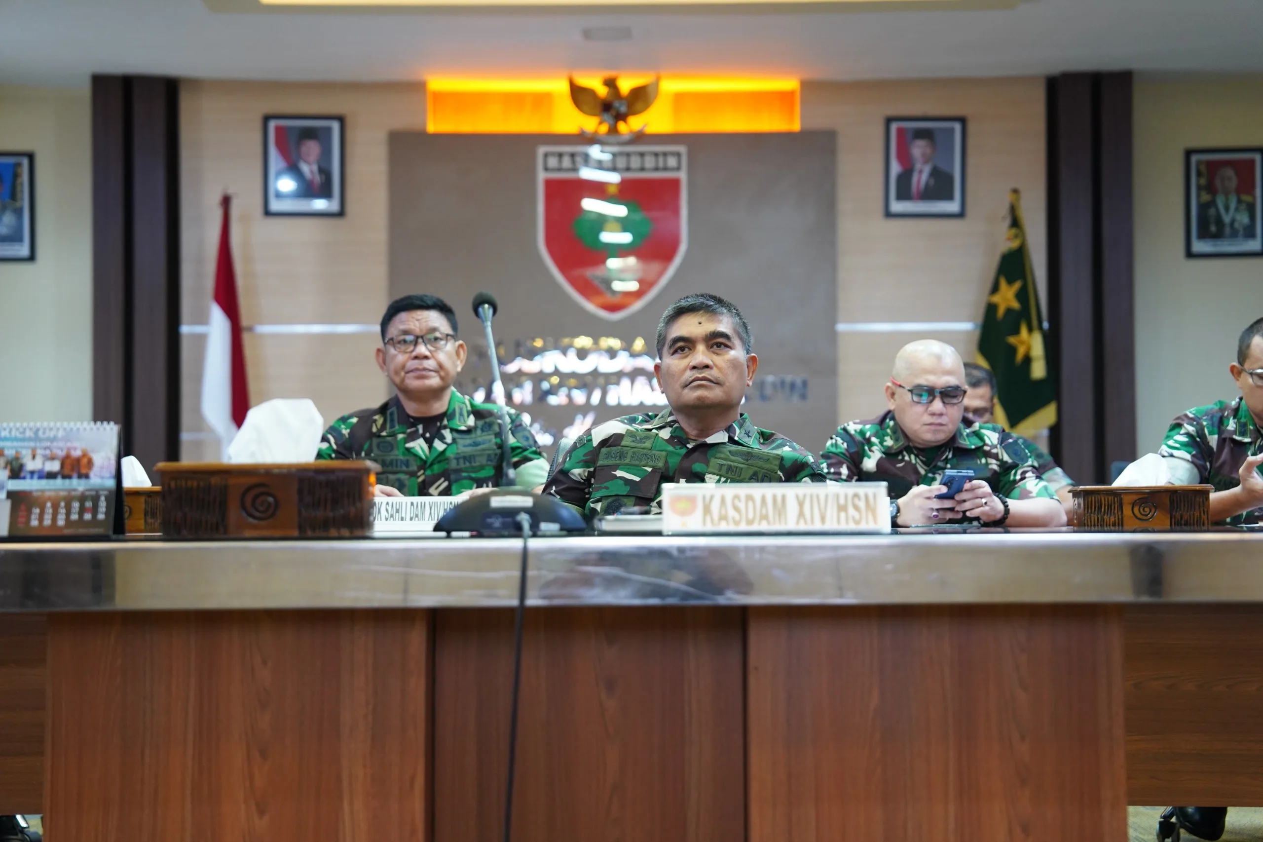 Kasdam XIV/Hsn Ikuti Rakor Pilkada