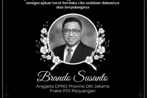 Anggota DPRD DKI Brando Susanto meninggal