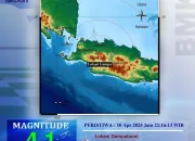 Gempa Bumi Tektonik M4,1 Dirasakan Dikota Bogor Jabar