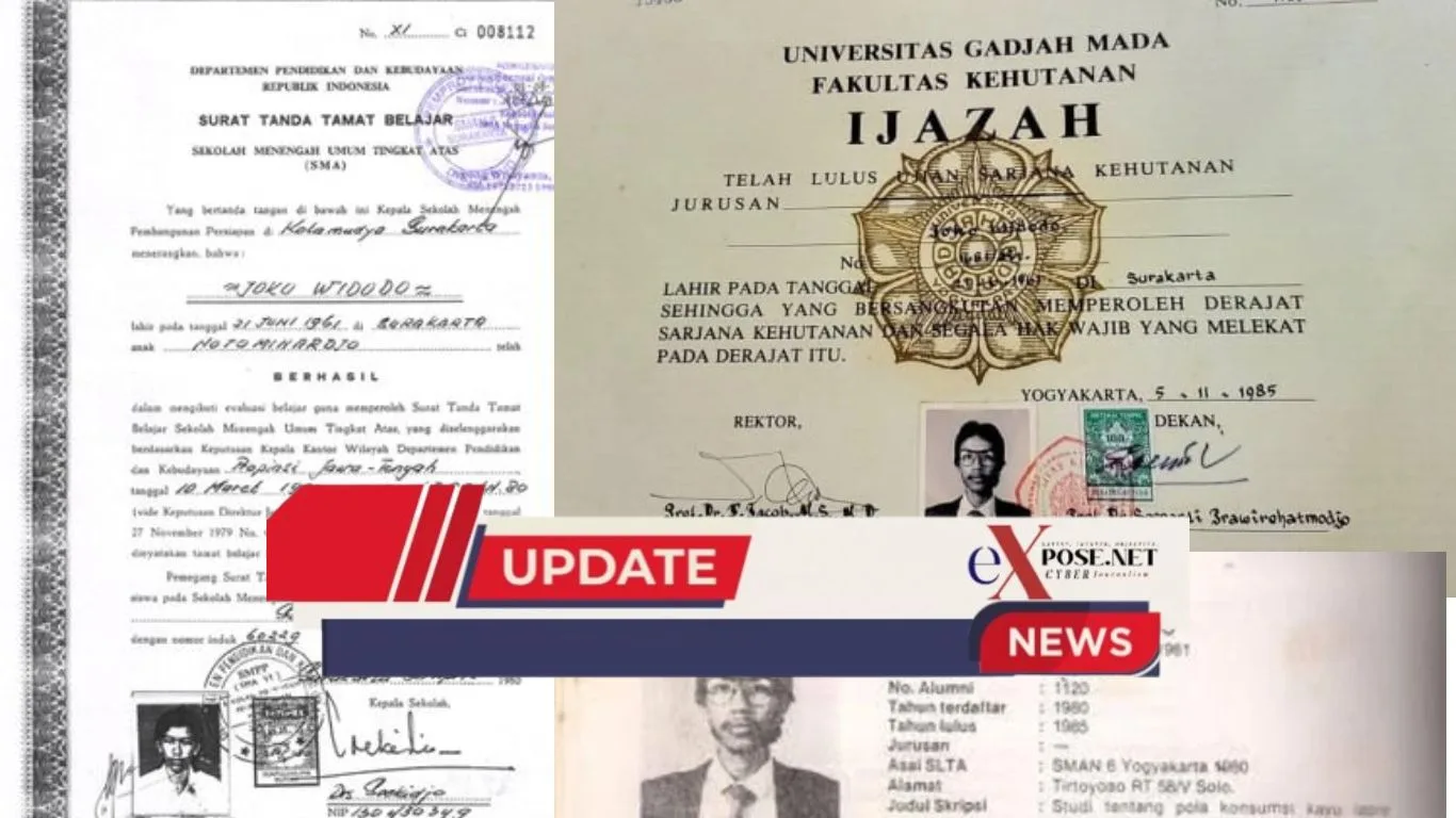Misterius, CV Jokowi Mendadak Hilang di Situs KPU Jelang Sidang Ijazah