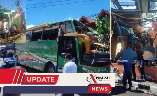 Bus ALS Rute Medan–Jakarta Terguling di Padang Panjang, 12 Orang Tewas