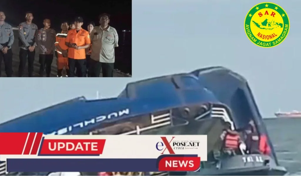 KMP Muchlisa Tenggelam di Perairan Balikpapan, 2 Orang Masih Hilang