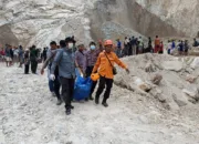 Tambang Batu Alam di Gunung Kuda Longsor, 4 Tewas dan 10 Lebih Diduga Tertimbun