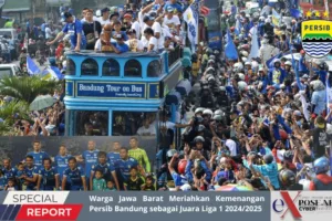 Warga Jabar Meriahkan Kemenangan Persib Bandung Juara Liga 1