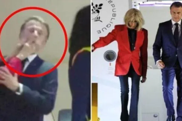 Viral Presiden Prancis Macron "Didorong" Istri Saat Turun Pesawat