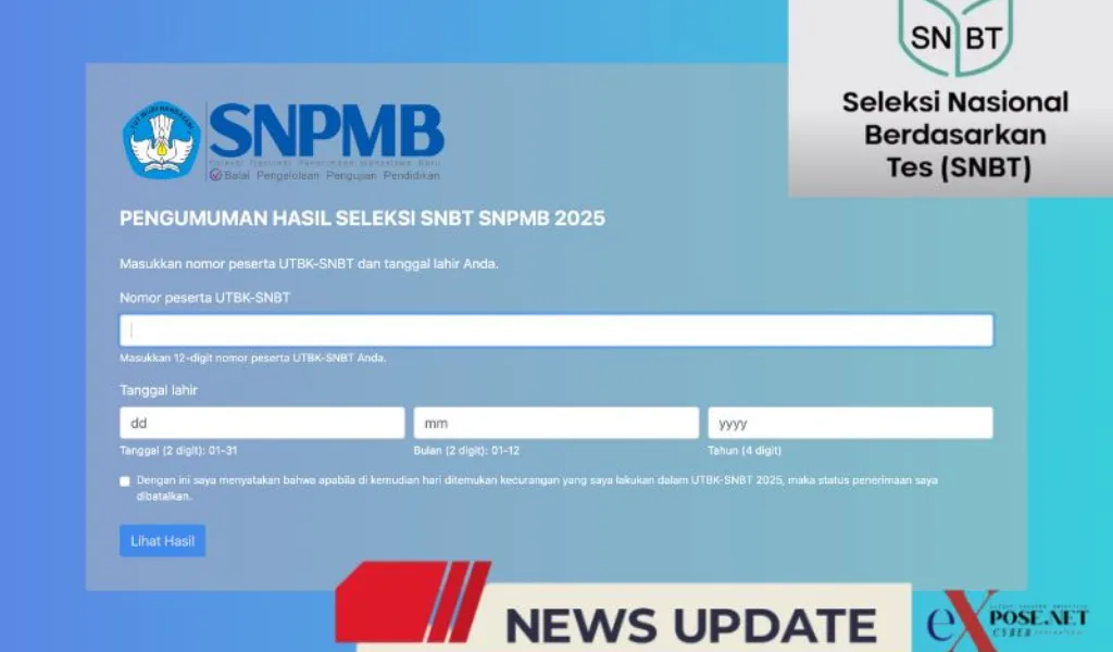 Hasil UTBK SNBT 2025 , Cek Hasil dan Unduh Sertifikat di Sini