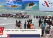 Kapal Wisata Tenggelam di Pulau Tikus, Bawa 104 Penumpang