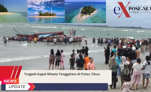 Kapal Wisata Tenggelam di Pulau Tikus, Bawa 104 Penumpang