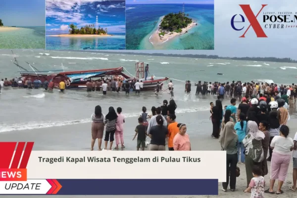 Kapal Wisata Tenggelam di Pulau Tikus, Bawa 104 Penumpang