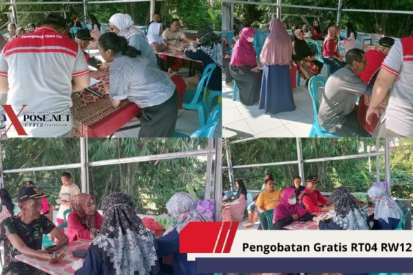 Warga Ikuti Pemeriksaan Kesehatan Gratis