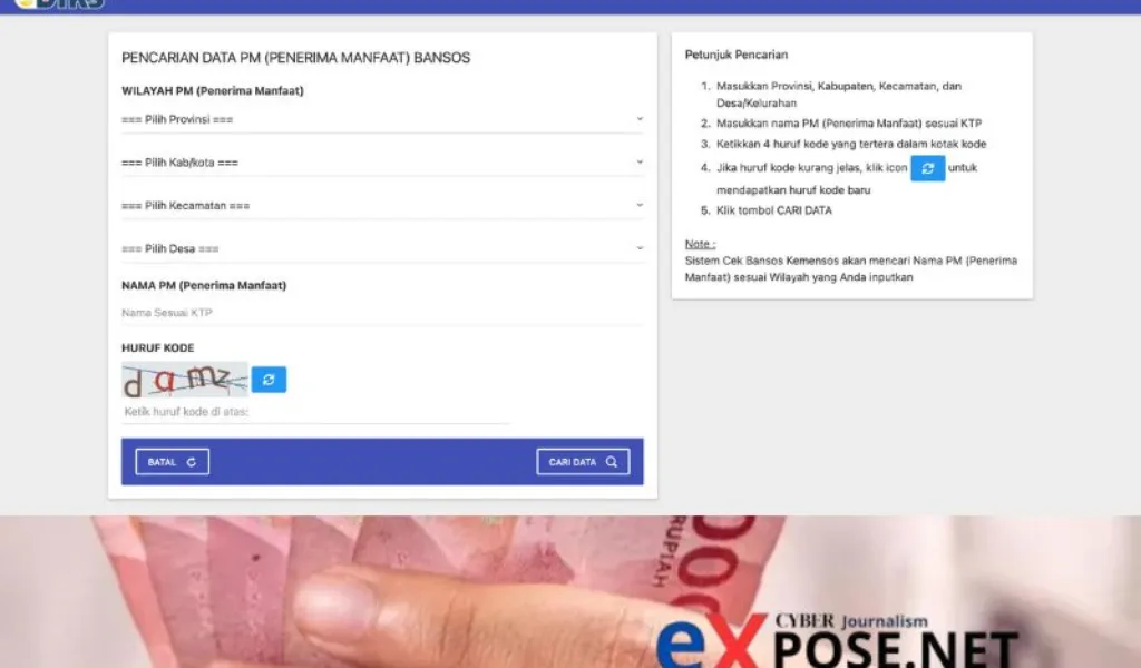 Cek Bansos Kemensos, Ini Link