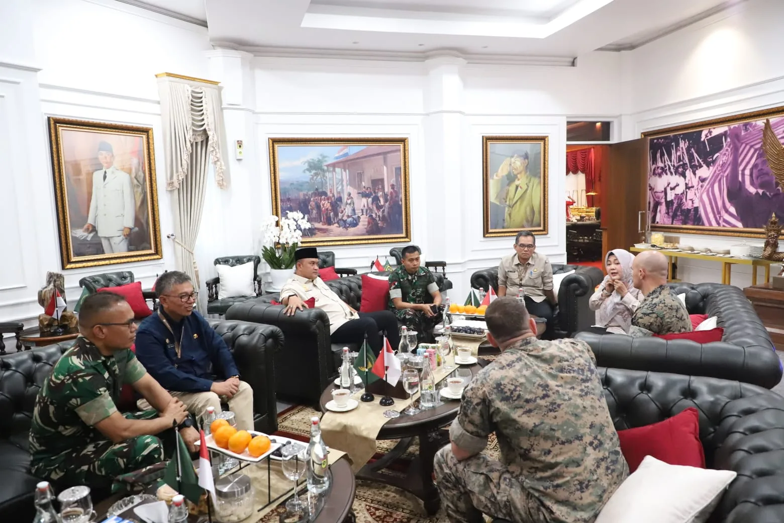 Latihan Gabungan TNI dan Militer AS, Bupati Rudy Susmanto Beri Dukungan Penuh