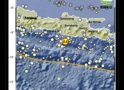 Gempa Magnitudo 4,6 Guncang Barat Daya Pacitan