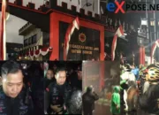 Massa Ojol Geruduk Markas Brimob